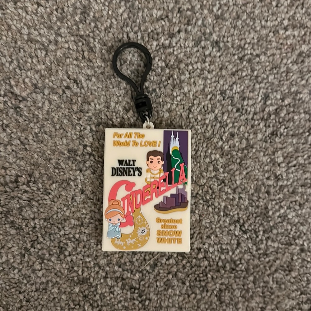 Disney movie poster figure bag clip